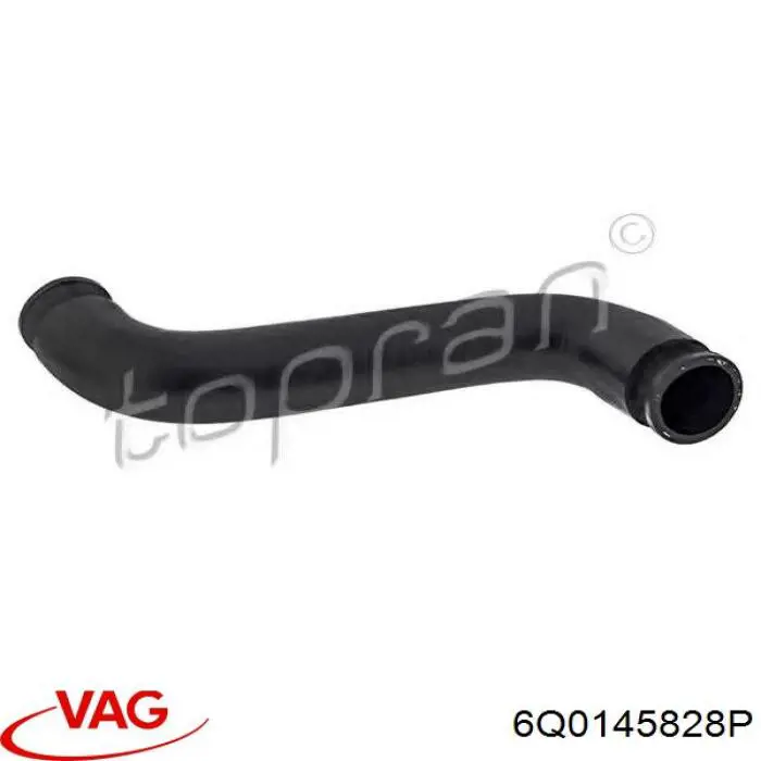 Купити 6Q0145828P VAG Патрубок повітряний, вихід з турбіни (наддув)