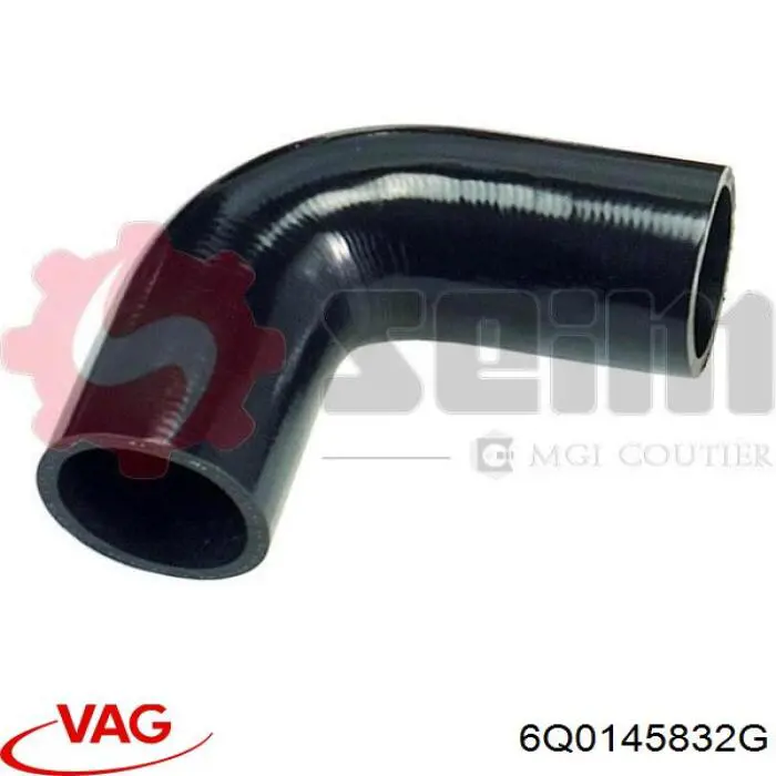 6Q0145832 VAG Трубка, що нагнітається