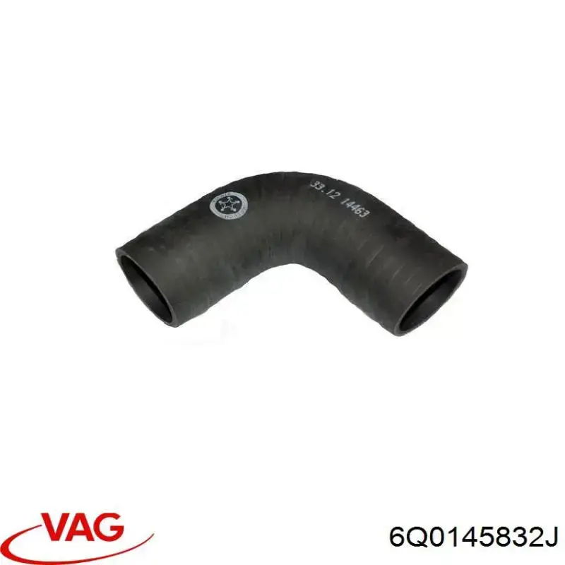 Шланг/патрубок интеркуллера VAG 6Q0145832 ціна, від 7.90 USD