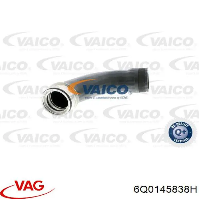 Купити 6Q0145838H VAG Шланг/патрубок интеркуллера