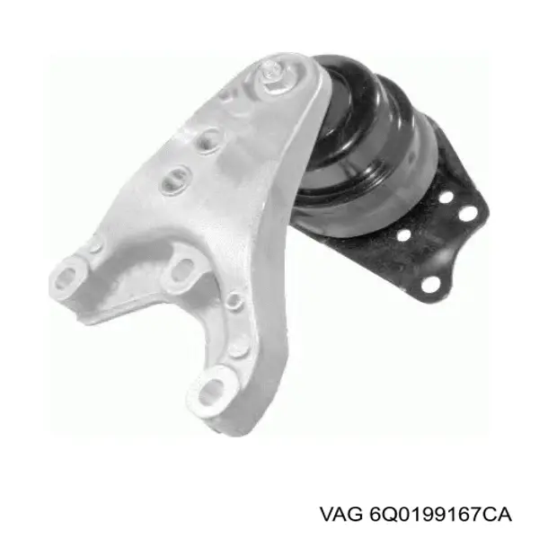 Купити 6Q0199167CA VAG Подушка (опора) двигуна, права