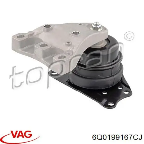 Купити 6Q0199167CJ VAG Подушка (опора) двигуна, права