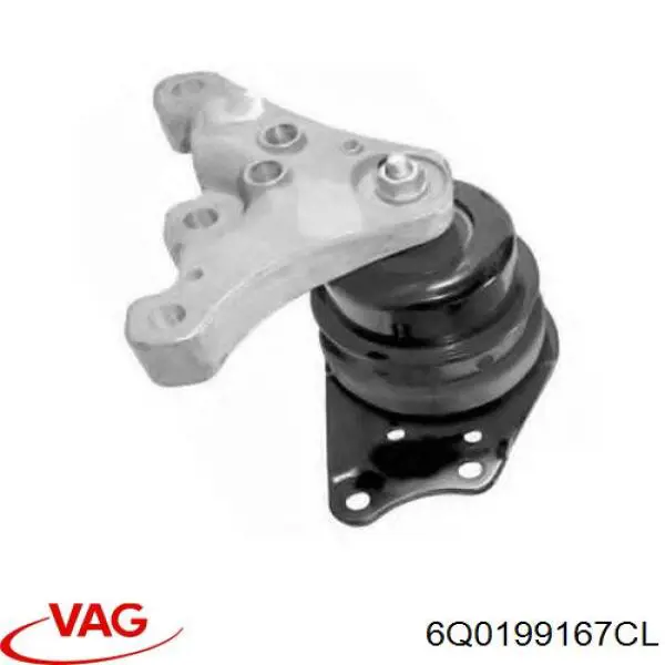 6Q0199167CL VAG подушка (опора двигуна, права)