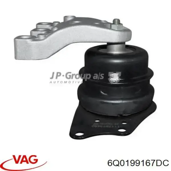 Права подушка двигуна VAG 6RF199262G ціна, від 31.31 USD