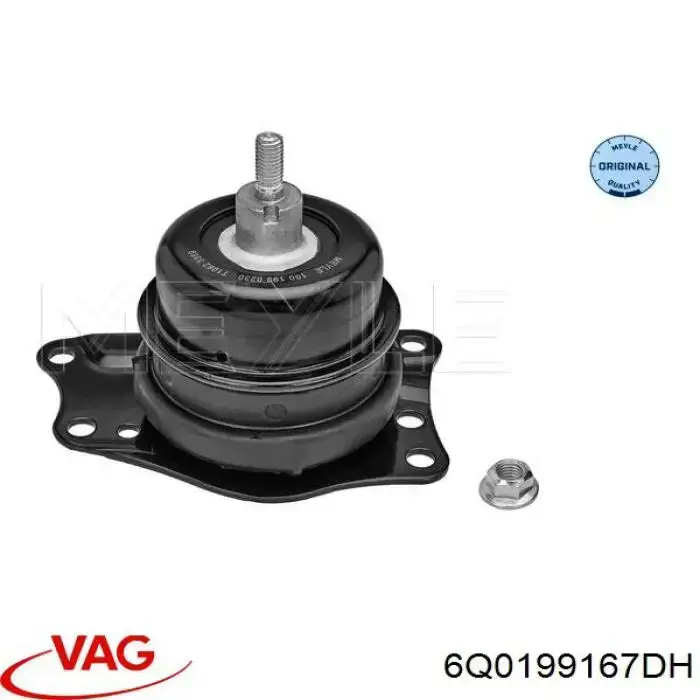 Купити 6Q0199167DH VAG Подушка (опора) двигуна, права