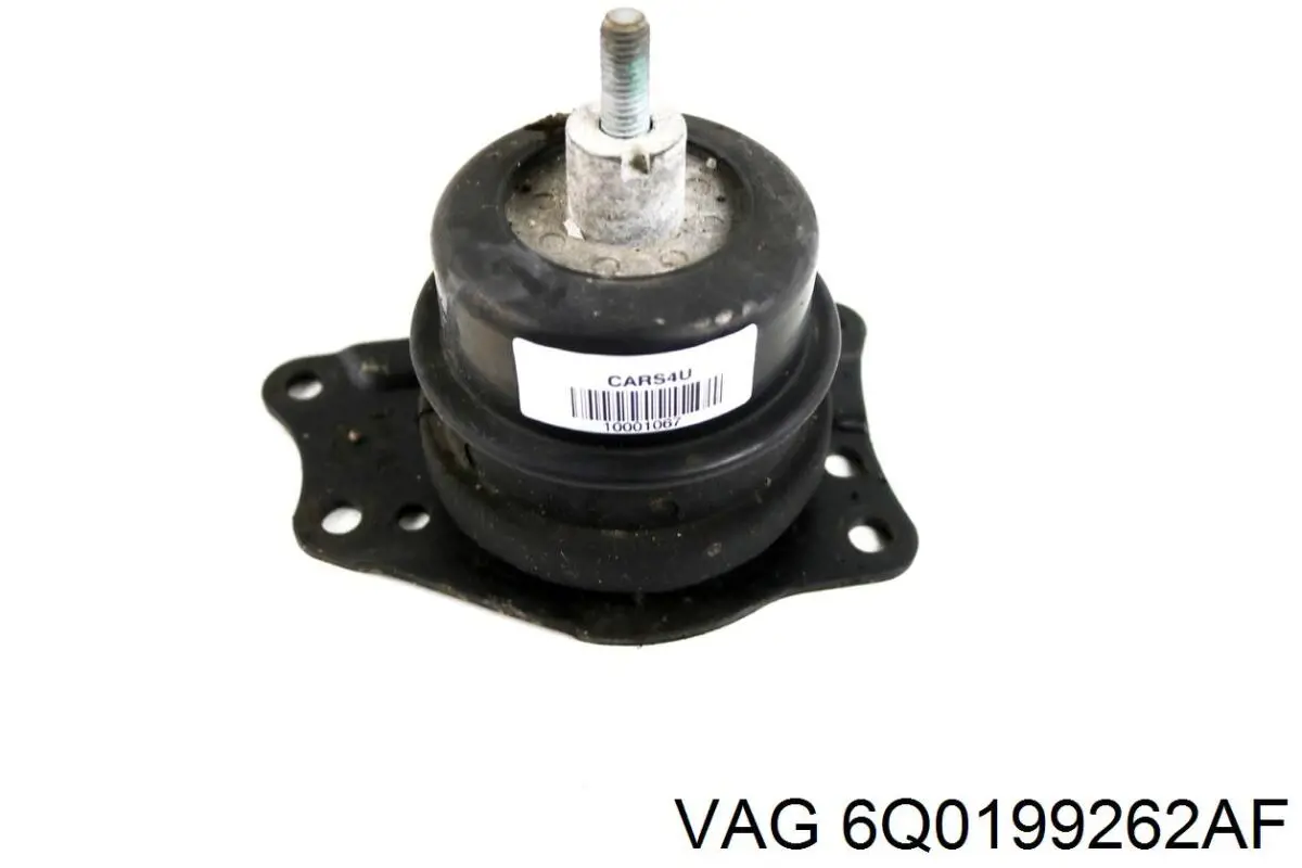 6Q0199262AF VAG Подушка (опора) двигуна, права передня