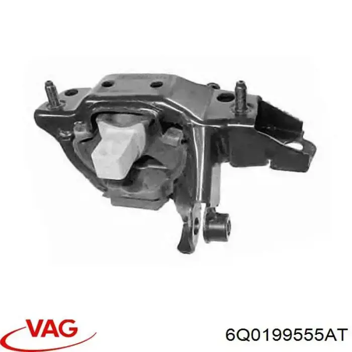 Купити 6Q0199555AT VAG Подушка (опора) двигуна, ліва