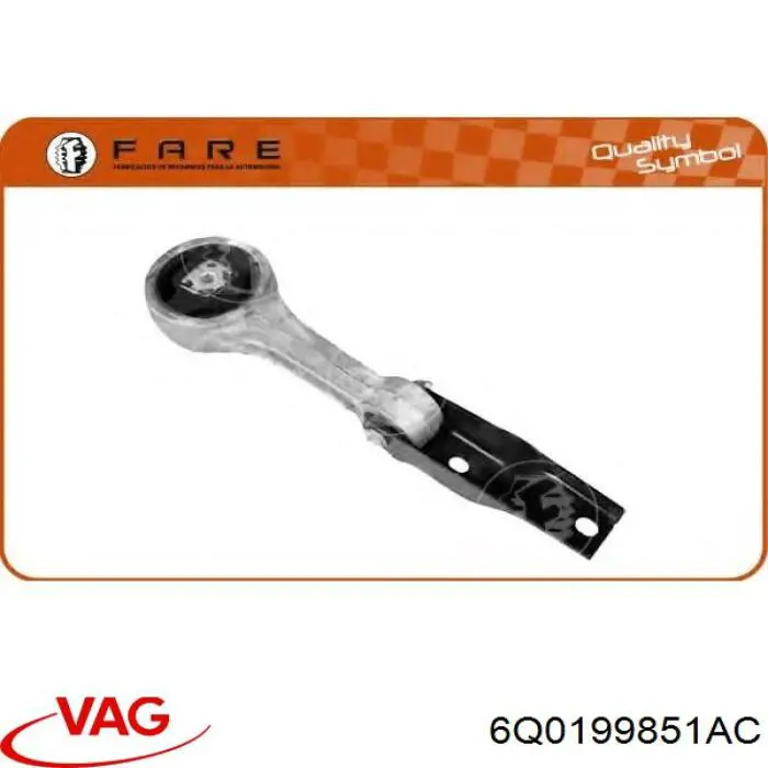 Подушка (опора) двигуна, задня VAG 6Q0199851AC ціна, від 37.77 USD