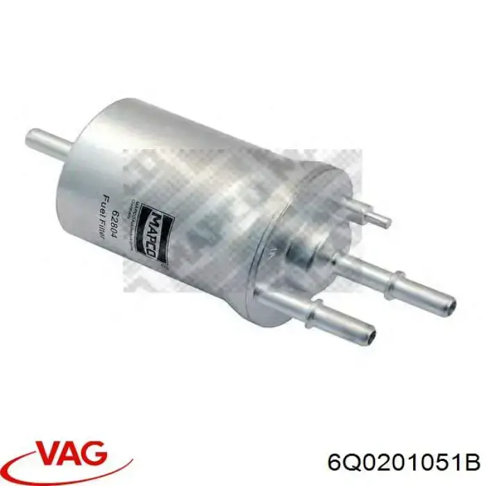 Фільтр тонкого очищення палива VAG 6Q0201051B ціна, від 15.38 USD
