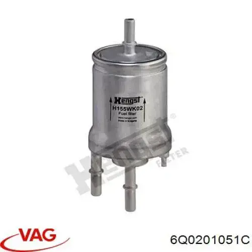Купити 6Q0201051C VAG Фільтр-відстійник палива грубої очистки