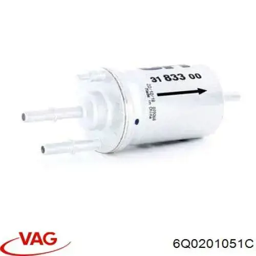 6Q0201051C VAG фільтр паливний