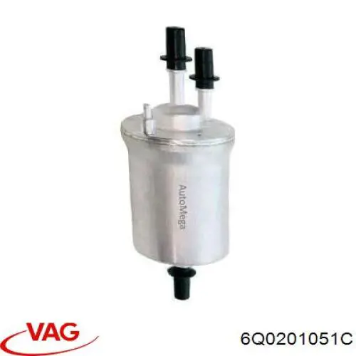 Купити 6Q0201051C VAG Фільтр-відстійник палива грубої очистки