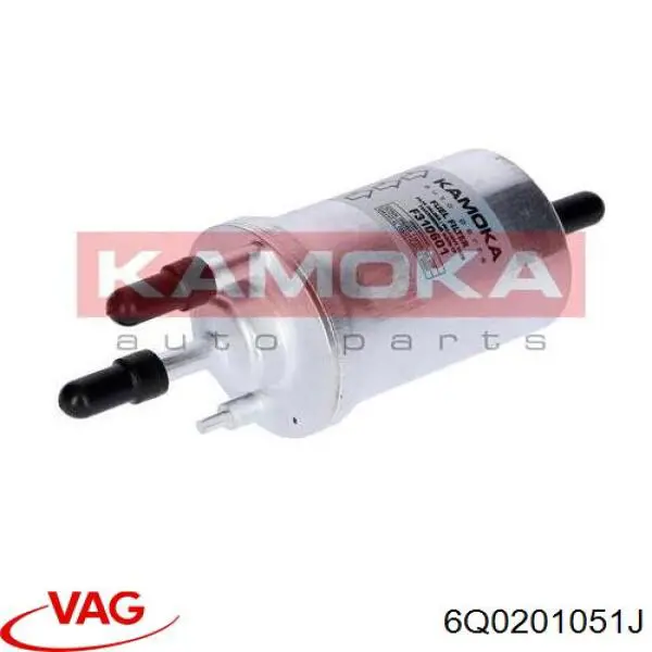 Фільтр тонкого очищення палива VAG 6Q0201051J ціна, від 21.07 USD