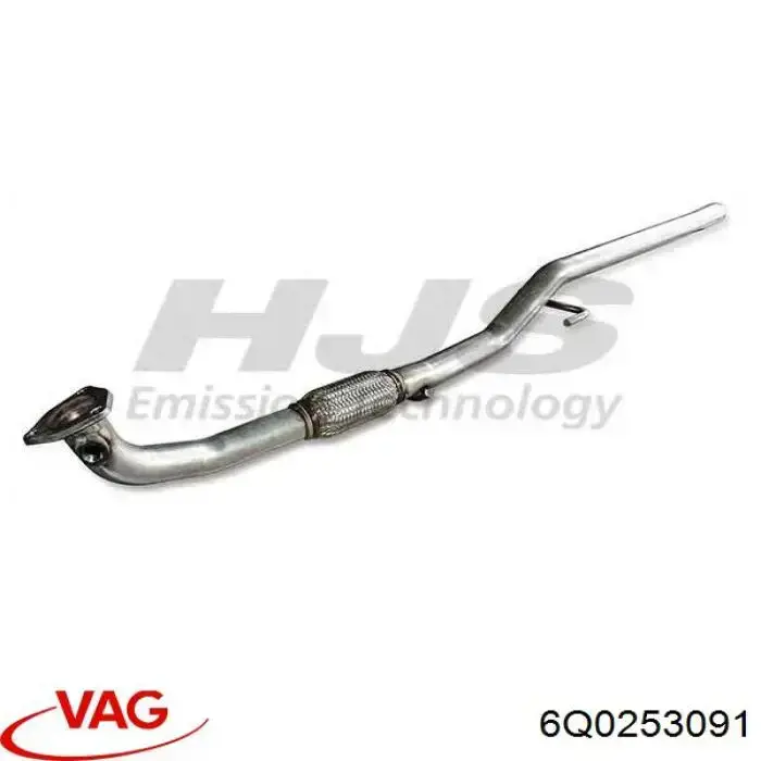 Глушник, передня частина VAG 6Q0253091 ціна, від 45.28 USD