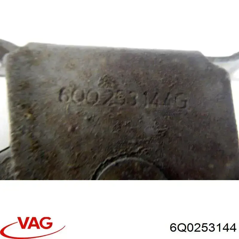 6Q0253144 VAG Кронштейн задньої подушки глушника