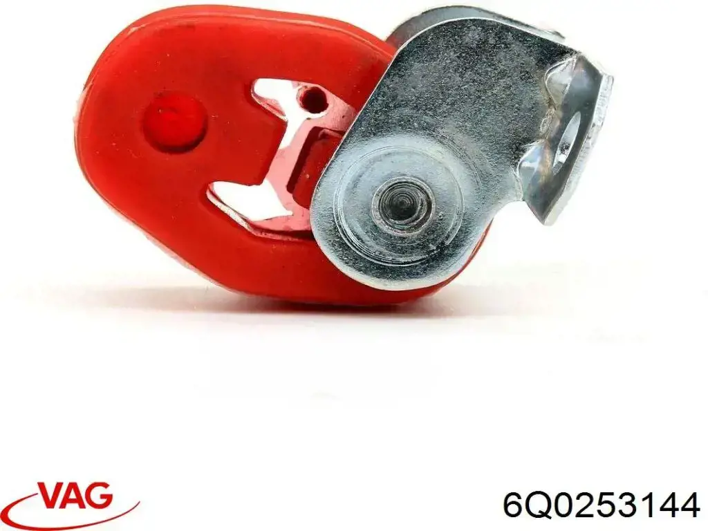 Кронштейн задньої подушки глушника 6Q0253144 VAG