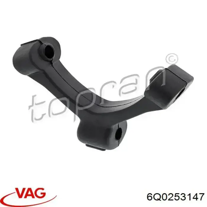 Купити 6Q0253147 VAG Кронштейн задньої подушки глушника