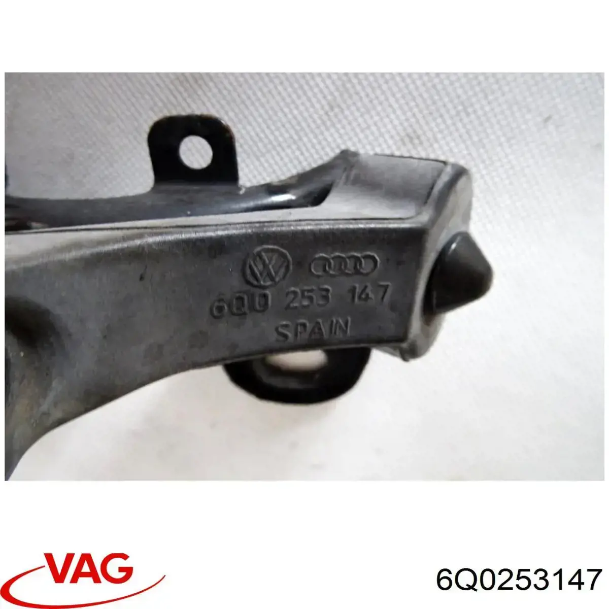 6Q0253147 VAG Кронштейн задньої подушки глушника