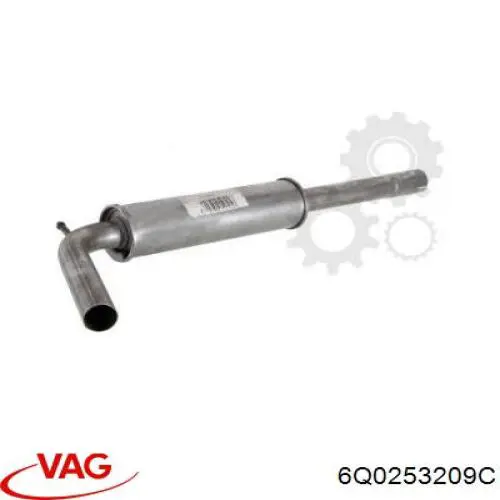 Вихлопна труба VAG 6Q0253209C ціна, від 34.15 USD