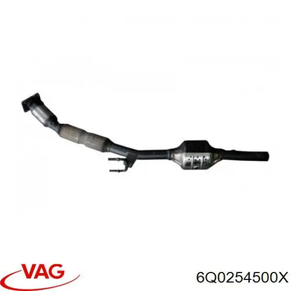 Глушник, передня частина VAG 6Q0254500X ціна, від 64.57 USD