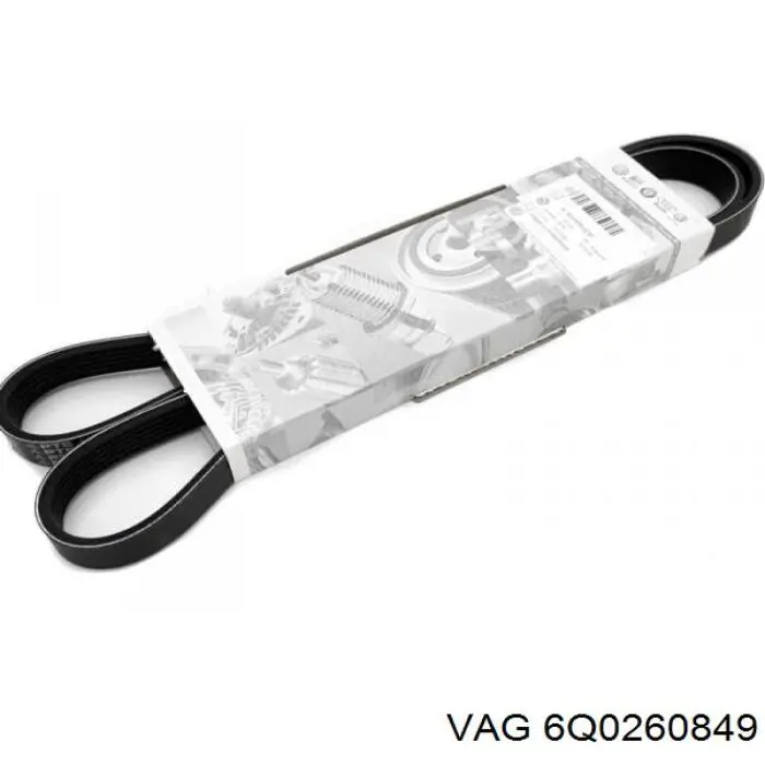 Клиновий ремінь VAG 6Q0260849 ціна, від 13.50 USD