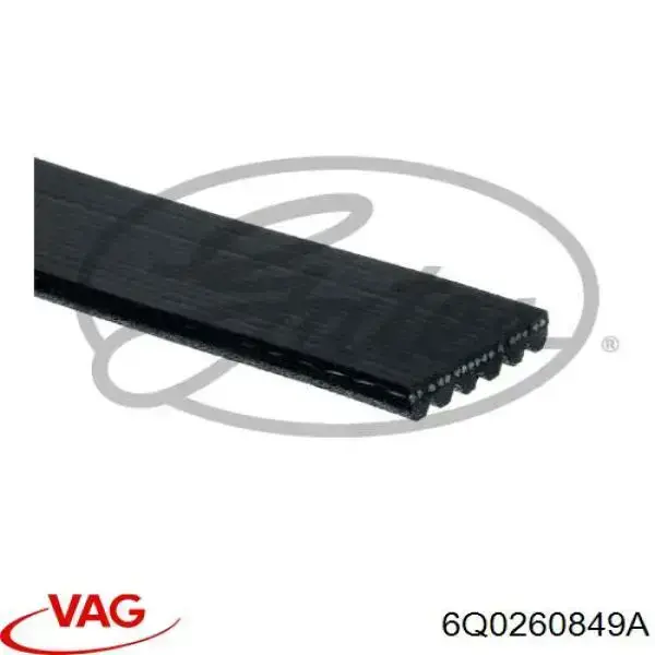 Купити 6Q0260849A VAG Ремінь генератора