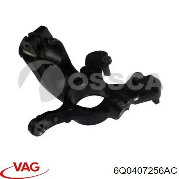 6Q0407256AC VAG Цапфа - поворотний кулак передній, правий