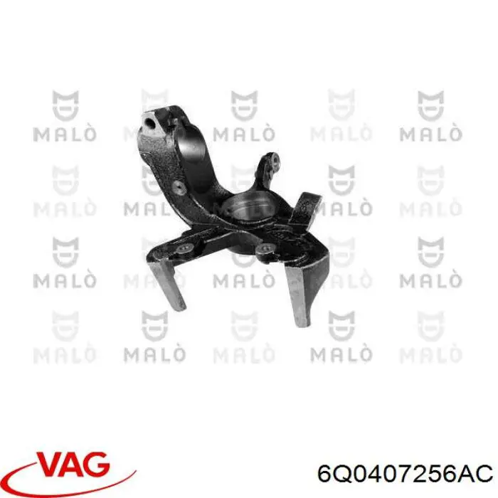 Купити 6Q0407256AC VAG Кулак поворотний передній правий