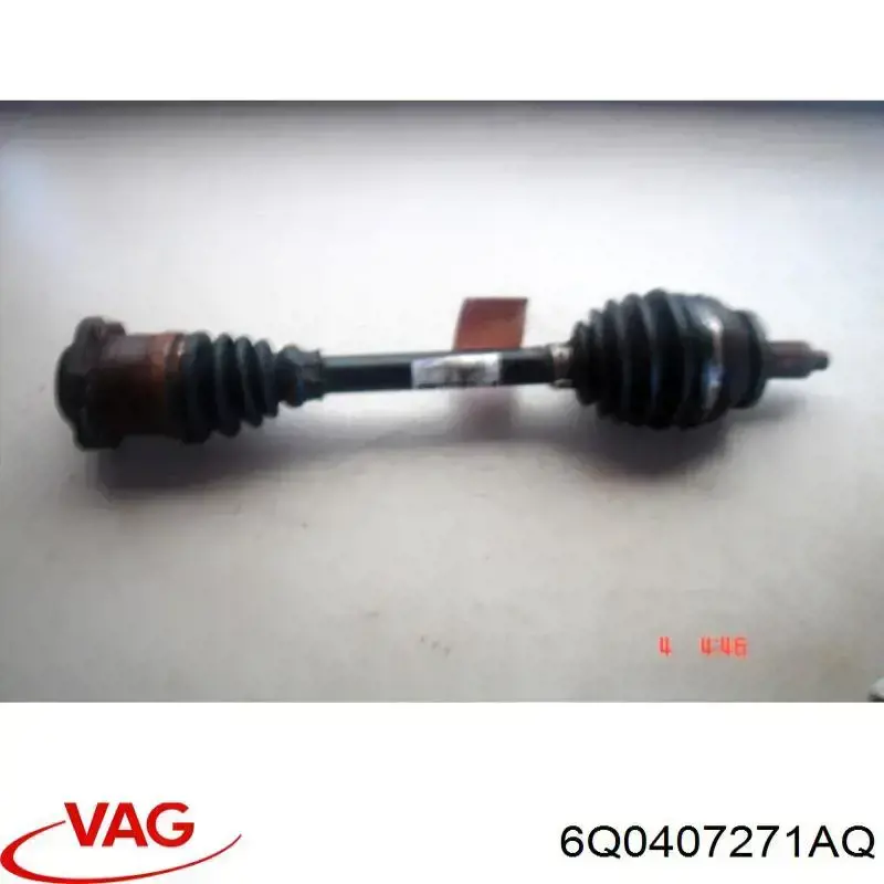 Привід передній лівий VAG 6Q0407271DD ціна, від 83.62 USD