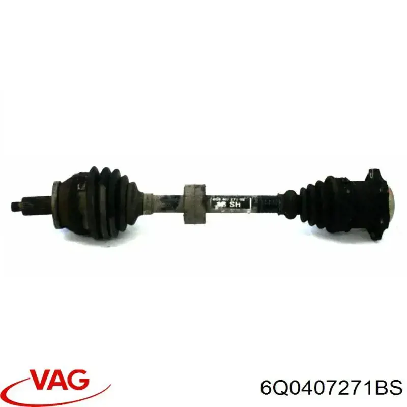 Привід передній лівий VAG 6Q0407271BS ціна, від 36.77 USD