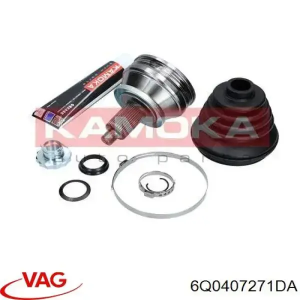 6Q0407271DA VAG Привід лівий