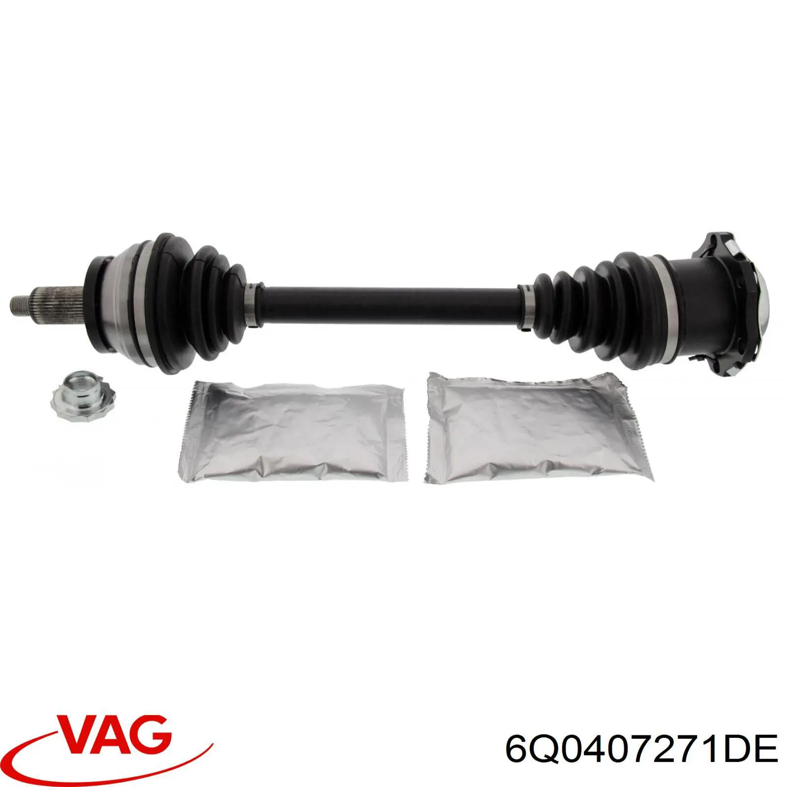Привід передній лівий VAG 6Q0407451KX ціна, від 62.84 USD