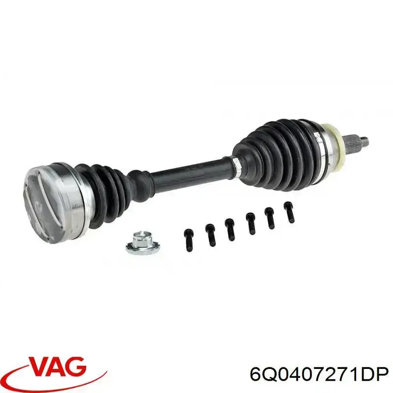 Купити 6Q0407271DP VAG Ліва піввісь