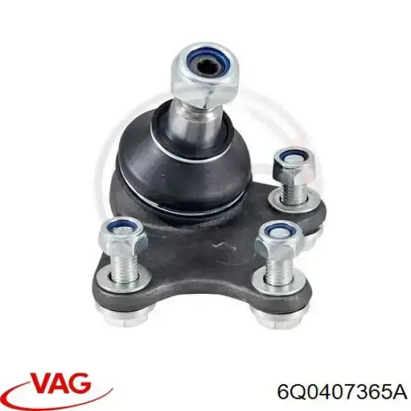Кульова опора, нижня, ліва VAG 6Q0407365A