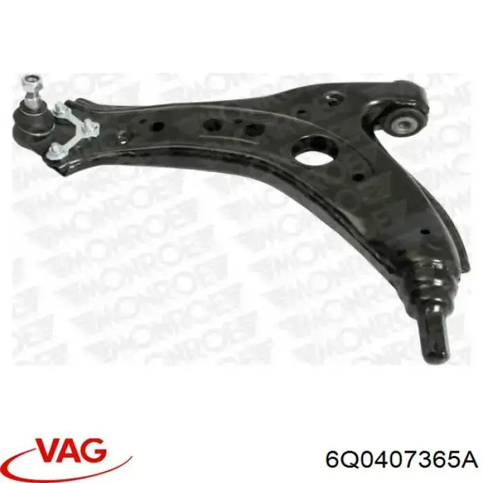 Купити 6Q0407365A VAG Кульова опора, нижня, ліва