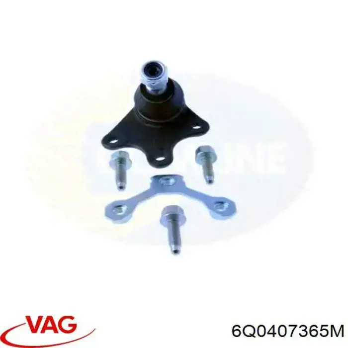 Кульова опора, нижня, ліва VAG 6Q0407365M ціна, від 7.11 USD