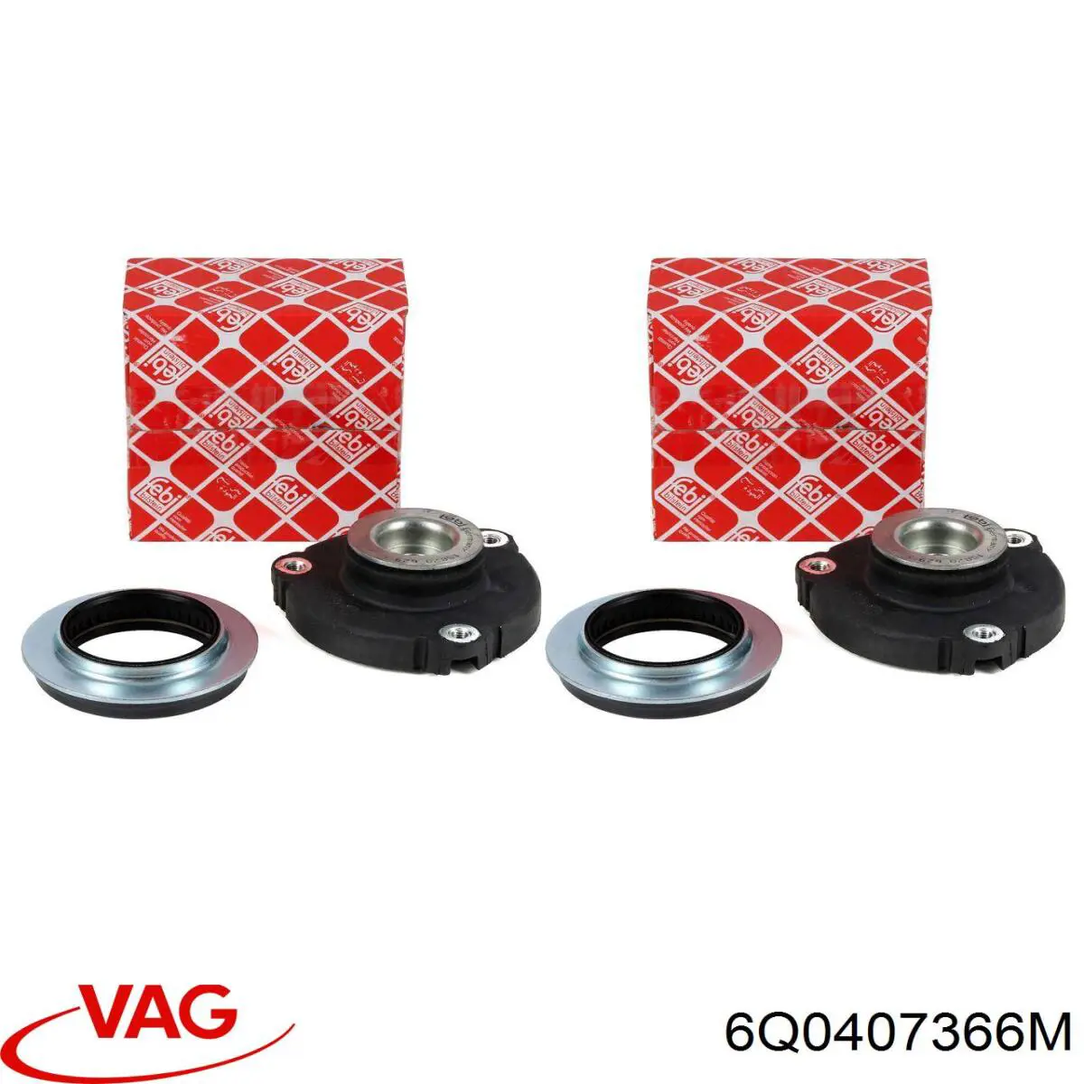 6Q0407366M VAG Кульова опора, нижня, права