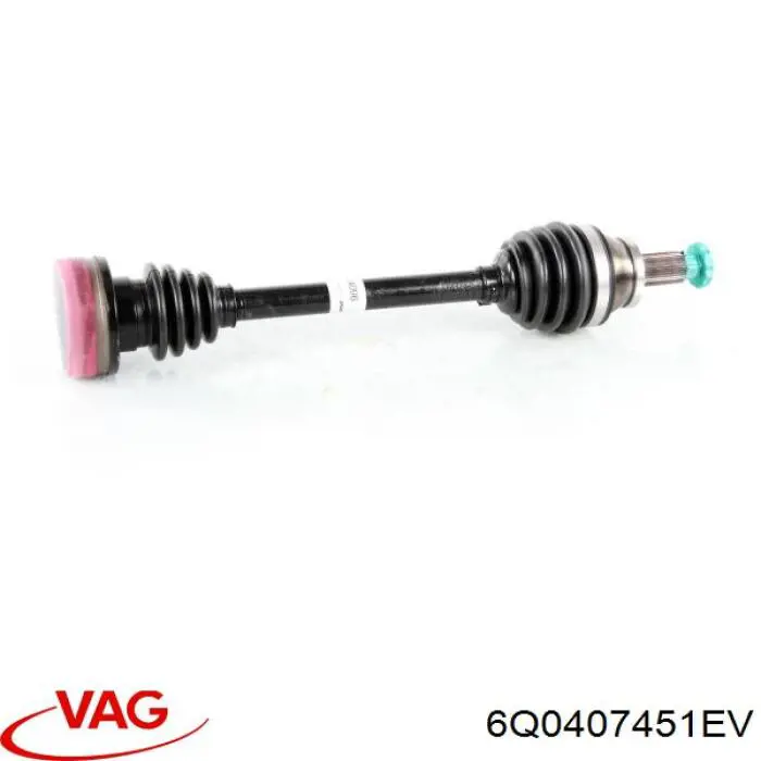 Привід передній лівий VAG 6Q0407451EV ціна, від 79.07 USD
