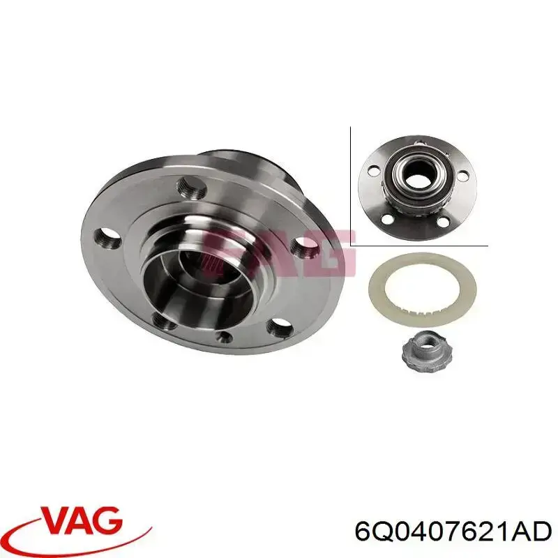 Купити 6Q0407621AD VAG Маточини передніх коліс