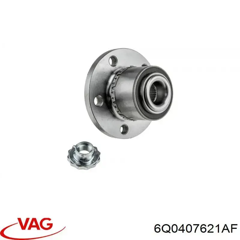 Купити 6Q0407621AF VAG Маточини передніх коліс