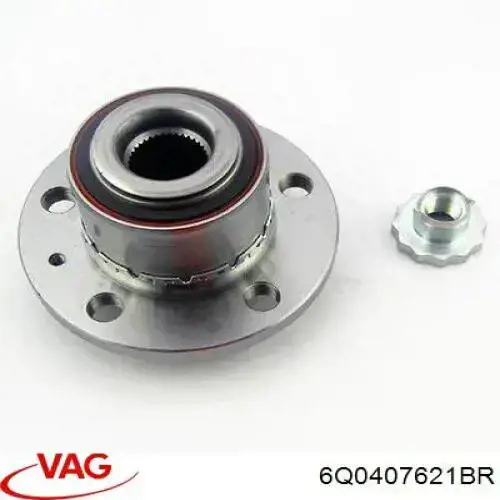 Купити 6Q0407621BR VAG Маточини передніх коліс