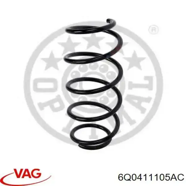 Пружина передня VAG 6Q0411105AC ціна, від 15.22 USD