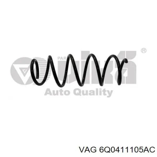 Пружина передня 6Q0411105AC VAG