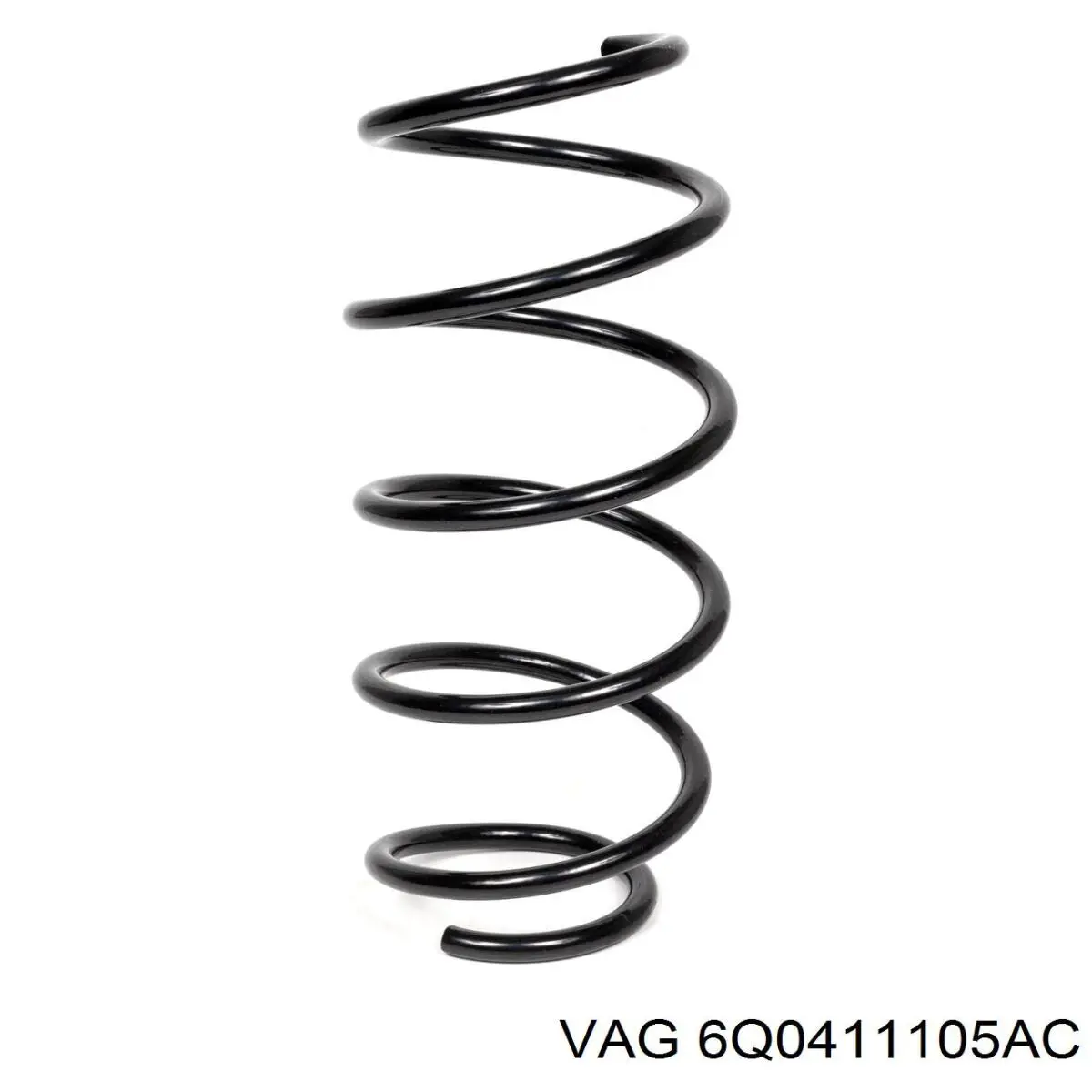 6Q0411105AC VAG Пружина амортизатора передняя