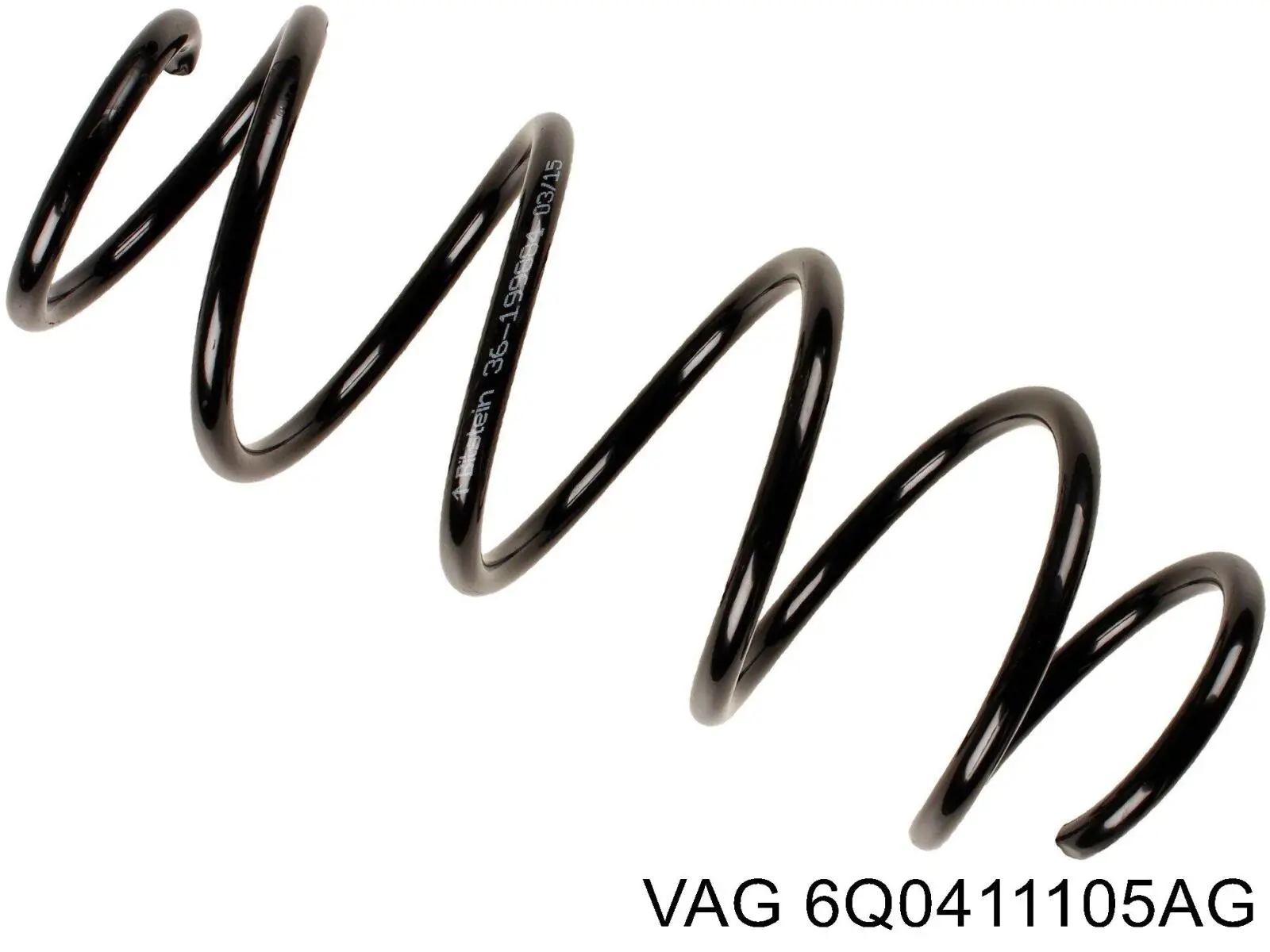 Пружина передня VAG 6Q0411105AG ціна, від 22.36 USD