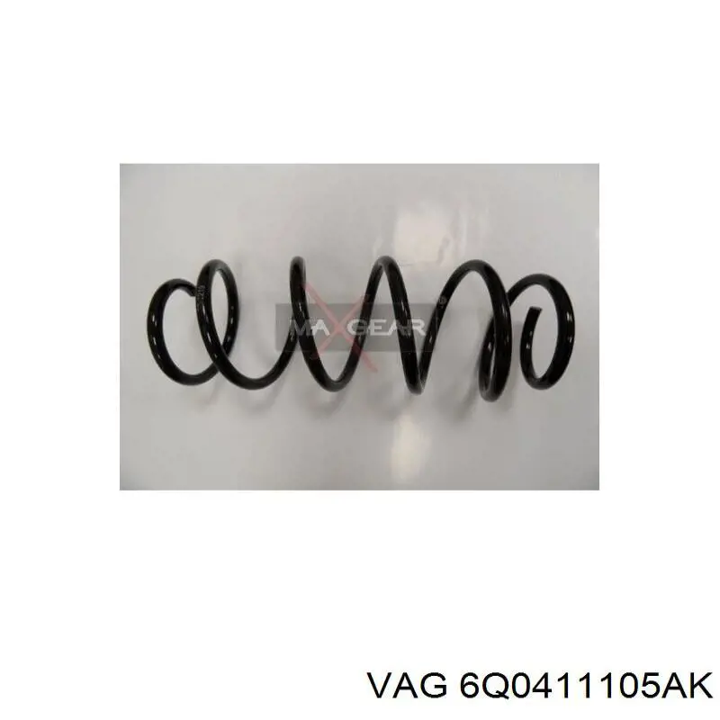 Пружина передня 6Q0411105AK VAG