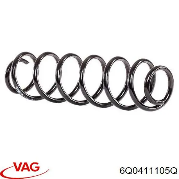 Пружина передньої підвіски VAG 6Q0411105Q