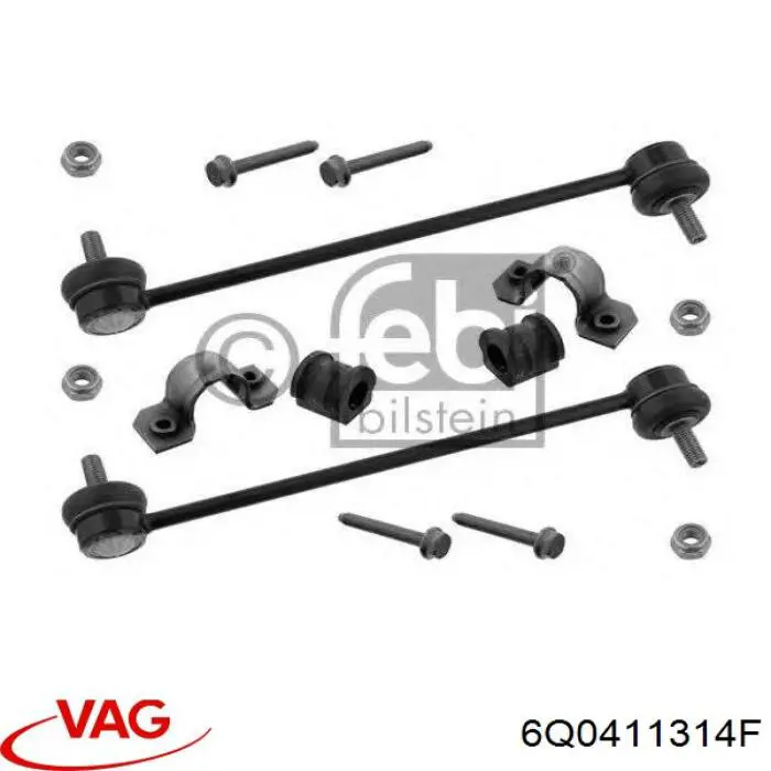 Подушка стабілізатора VAG 6Q0411314F ціна, від 2.49 USD