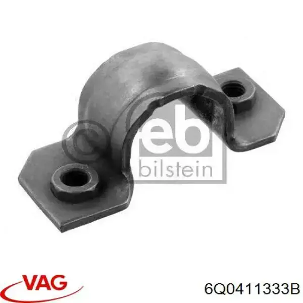 6Q0411333B VAG Хомут кріплення втулки стабілізатора, переднього