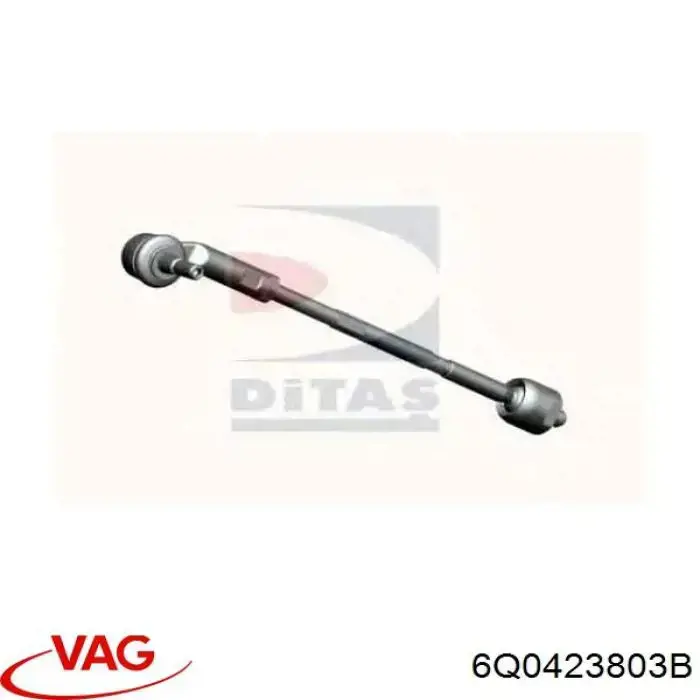 Тяга рульова в зборі, ліва VAG 6Q0423803B ціна, від 16.86 USD